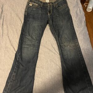 Cinch Men’s Ian Dark Wash Slim Bootcut Jeans 31 x 32